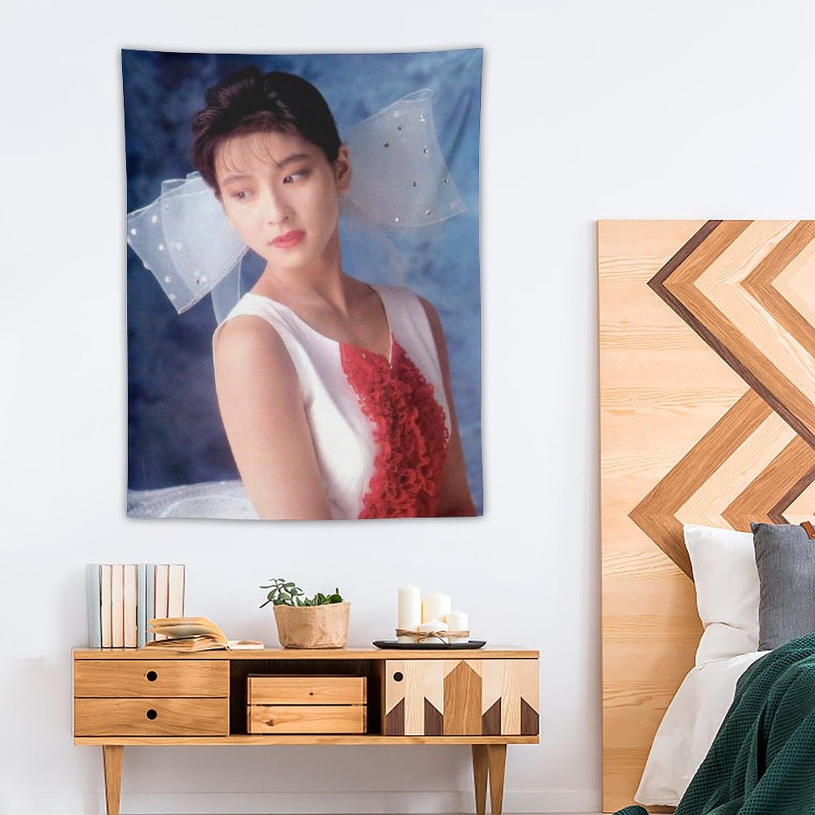 Amazon.co.jp: 森高千里-18 タペストリー、絵画、ポスター、壁紙、装飾